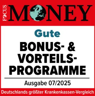 Gute BONUS- & VORTEILSPROGRAMME Ausgabe 07/2025 Deutschlands größter Krankenkassen-Vergleich